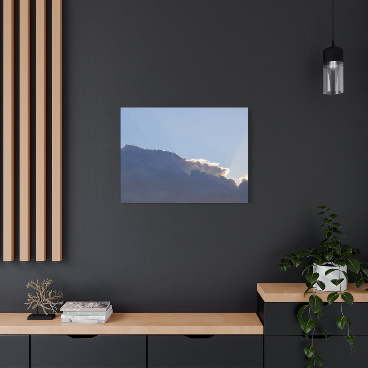 Cloud Mountain - Unique Frameless Canvas Wall Art