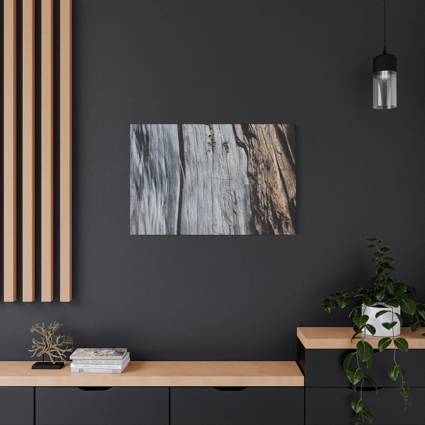 Fracture Lines - Unique Frameless Canvas Wall Art - Art By Earth
