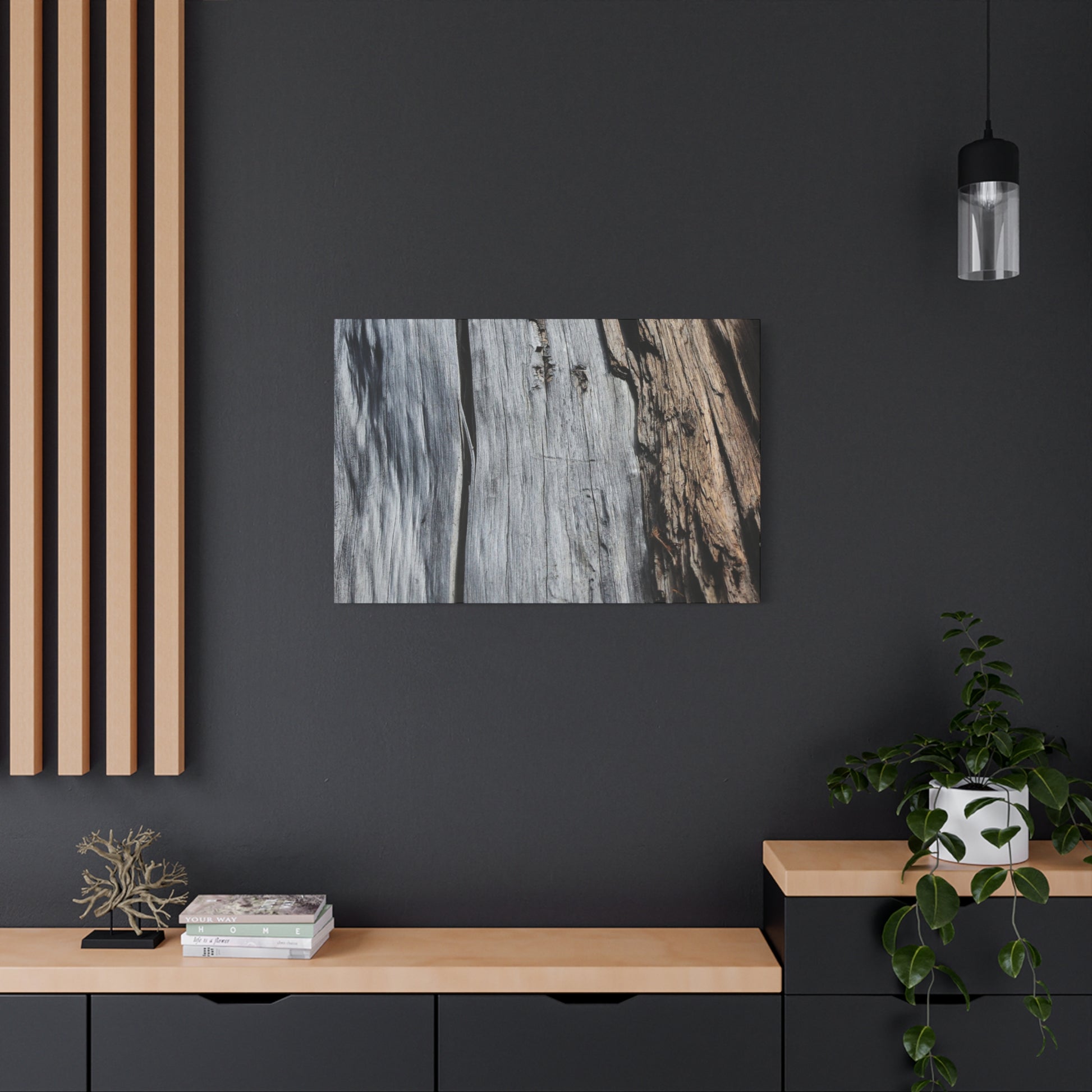 Fracture Lines - Unique Frameless Canvas Wall Art - Art By Earth