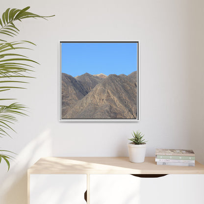 Echoes of Barren Peaks - Unique Stretched Canvas Wall Art - Art By Earth