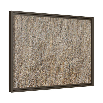 Dry Straw Symphony - Unique Stretched Canvas Wall Art - Art By Earth