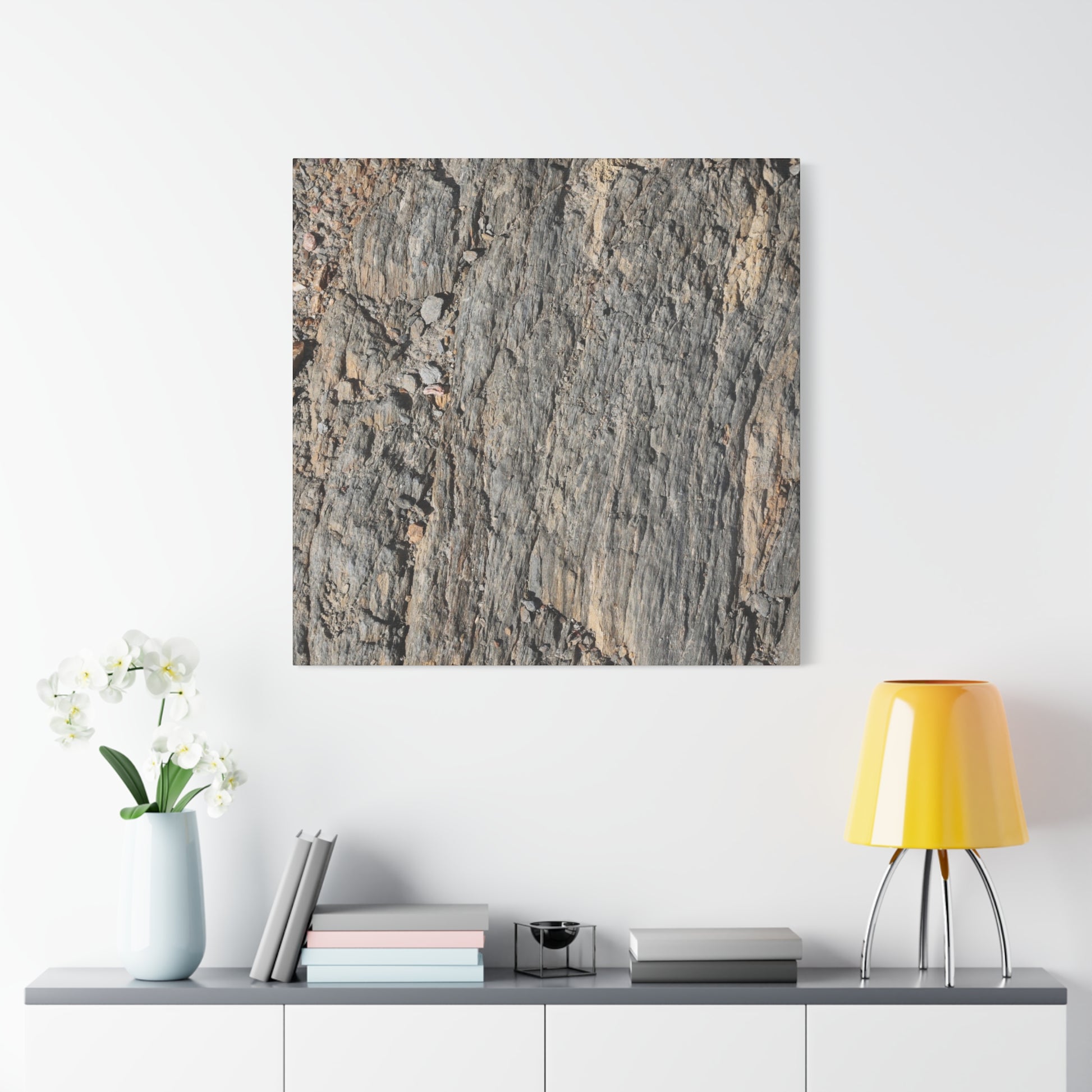 Bark Echoes - Unique Frameless Canvas Wall Art - Art By Earth