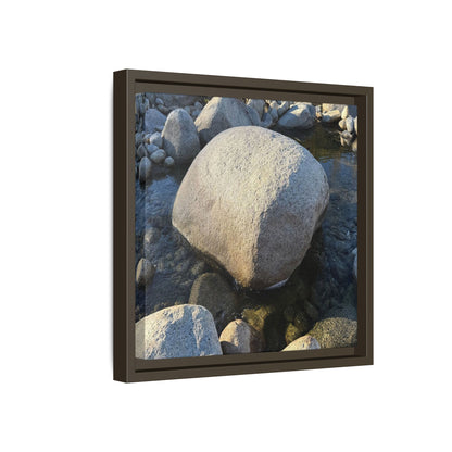 Rocky Riverbed - Unique Stretched Canvas Wall Art - Art By Earth