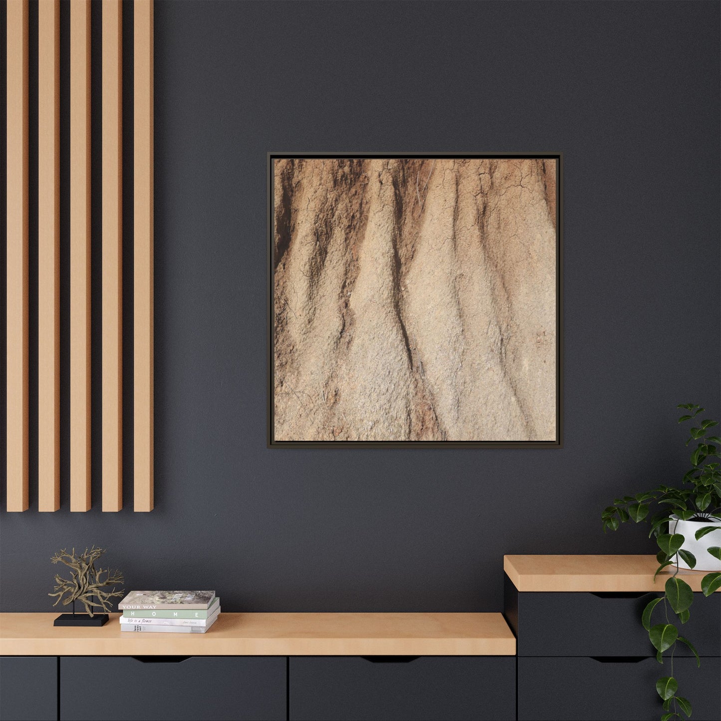 Eroded Canyon Walls - Unique Stretched Canvas Wall Art - Art By Earth
