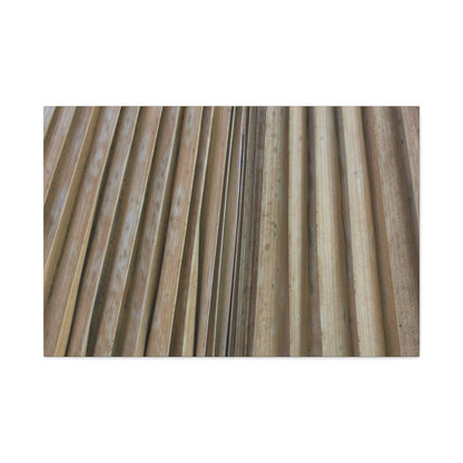 Linear Rhythm - Unique Frameless Canvas Wall Art - Art By Earth