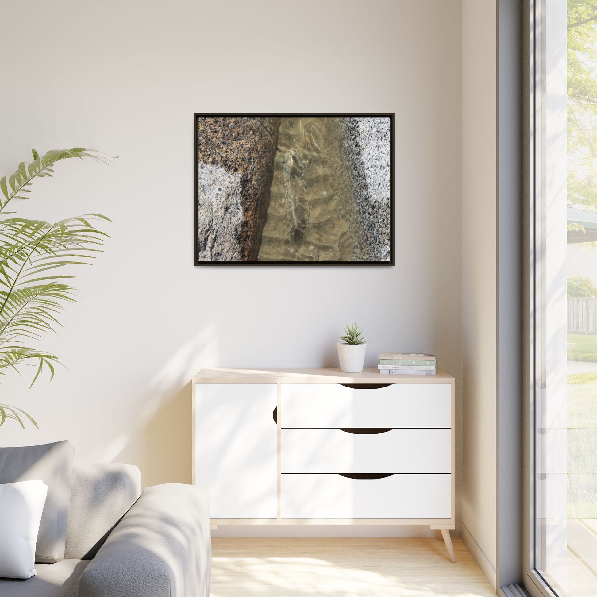 Between Concrete Walls - Unique Stretched Canvas Wall Art - Art By Earth