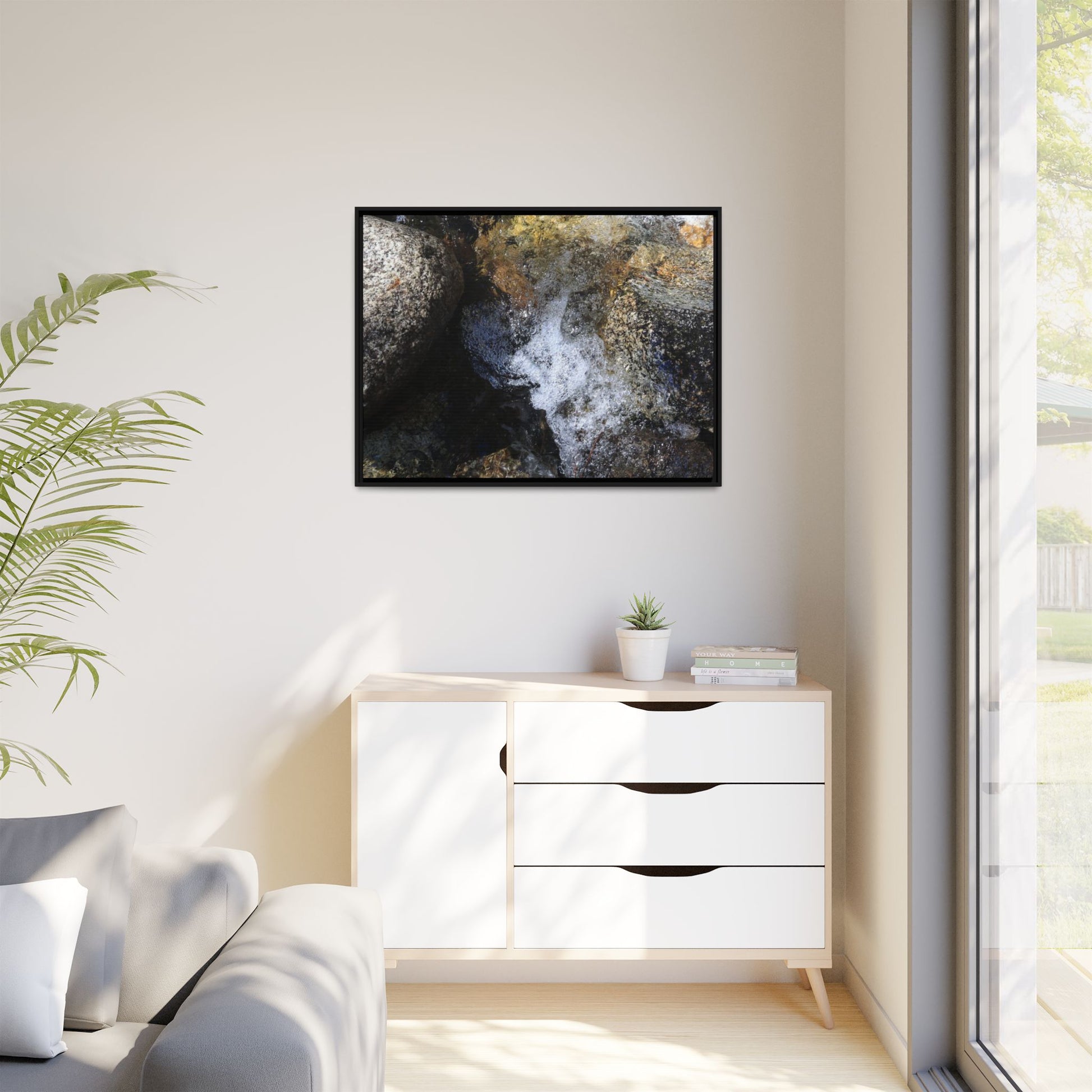 Nature's Turbulence - Unique Stretched Canvas Wall Art - Art By Earth