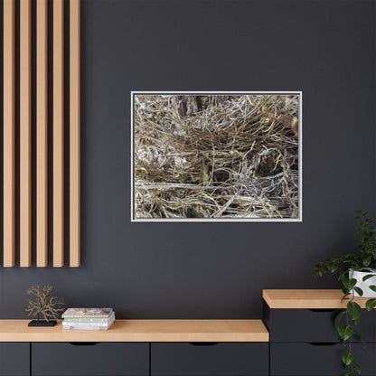 Tangled Whispers of Autumn - Unique Stretched Canvas Wall Art - Art By Earth
