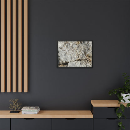 Weathered Limestone Formation - Unique Stretched Canvas Wall Art - Art By Earth