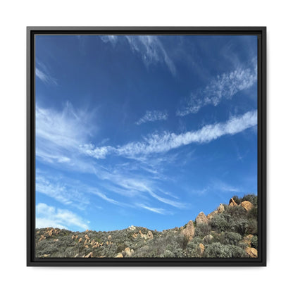 Arid Landscape with Rocky Outcrops - Unique Stretched Canvas Wall Art