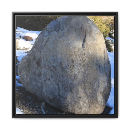 Glacial Solitude - Unique Stretched Canvas Wall Art