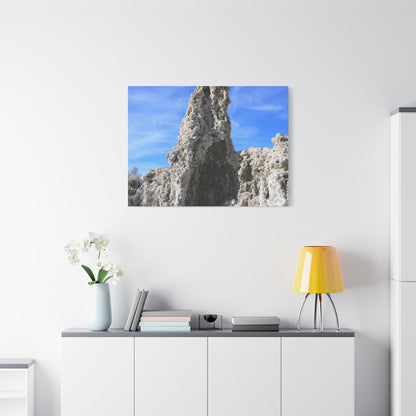 Towering Limestone Sentinels - Unique Frameless Canvas Wall Art