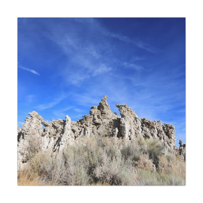 Sentinel Spires - Unique Frameless Canvas Wall Art