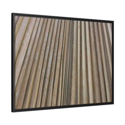 Wooden Whispers - Unique Stretched Canvas Wall Art - Art By Earth