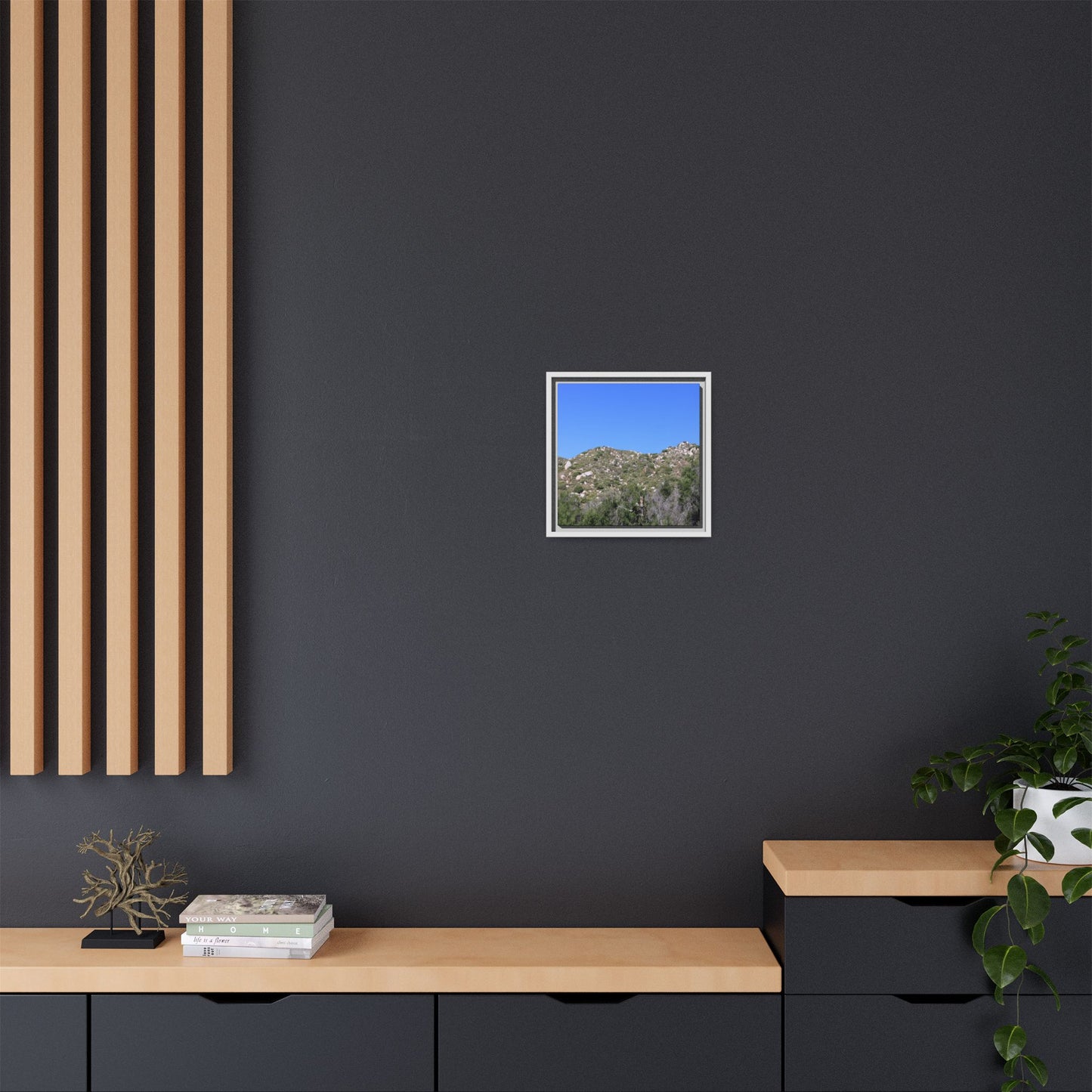 Sparse Vegetation - Unique Stretched Canvas Wall Art