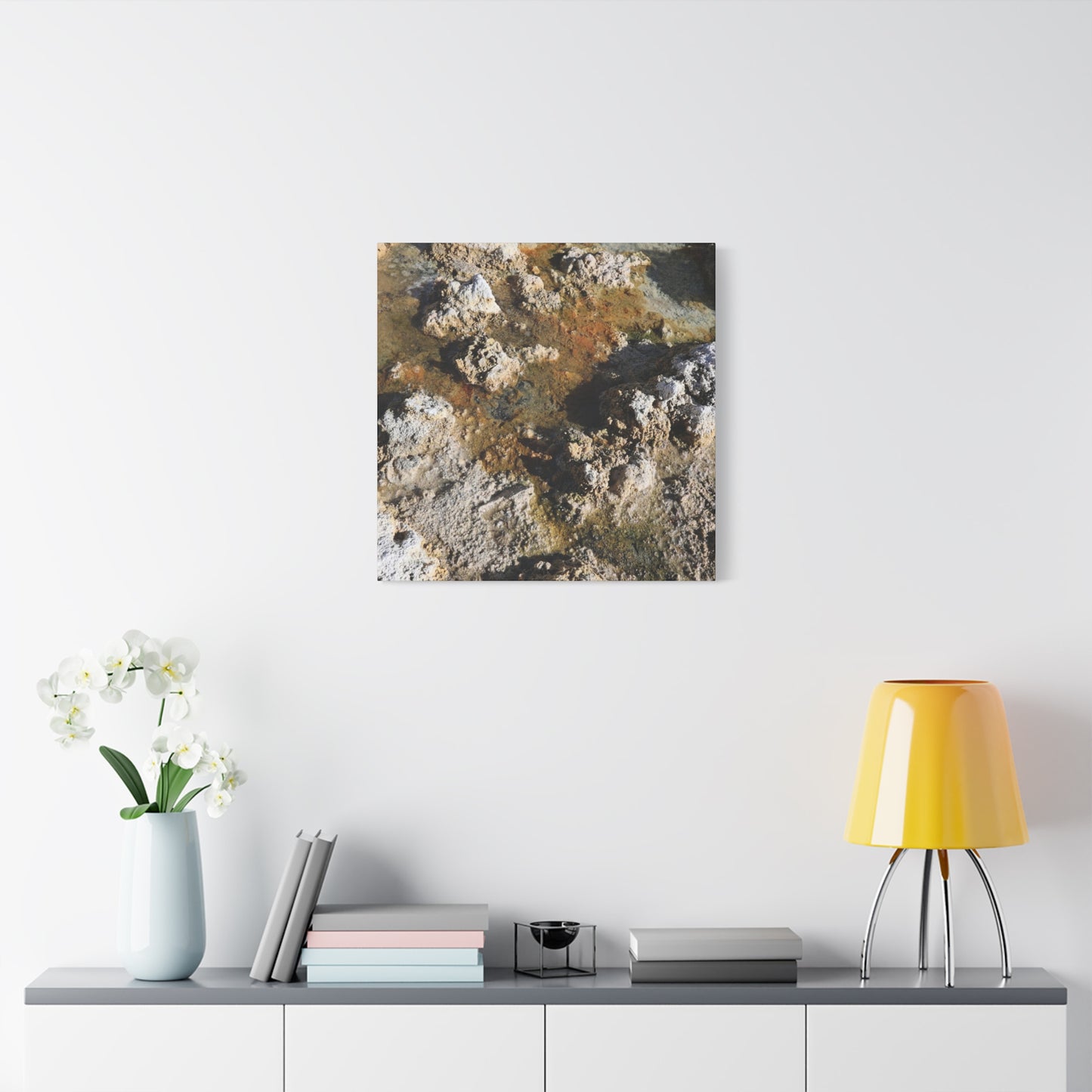 Mineral Landscape - Unique Frameless Canvas Wall Art