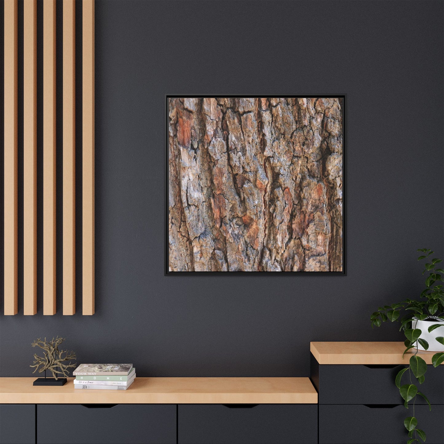 Tree's Timeworn Tale - Unique Stretched Canvas Wall Art - Art By Earth