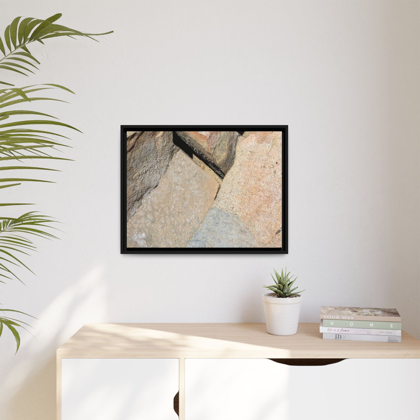 Rock Fragment - Unique Stretched Canvas Wall Art - Art By Earth