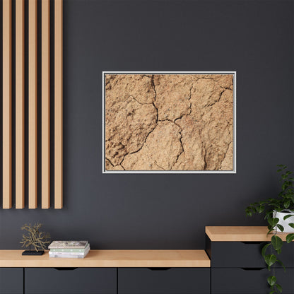 Parched Land - Unique Stretched Canvas Wall Art - Art By Earth