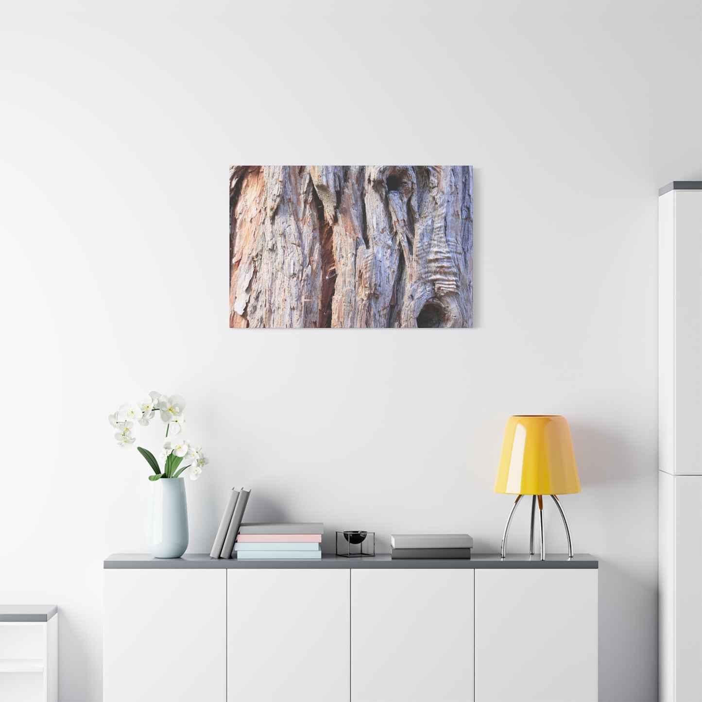 Aged Bark Surface - Unique Frameless Canvas Wall Art - Art By Earth