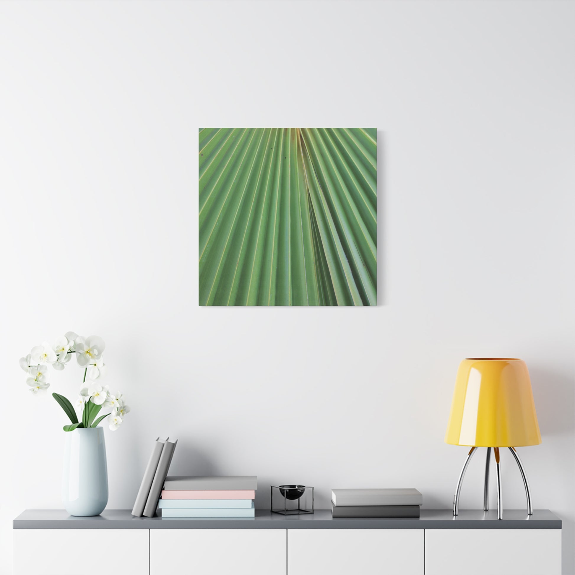Fan of Green - Unique Frameless Canvas Wall Art - Art By Earth