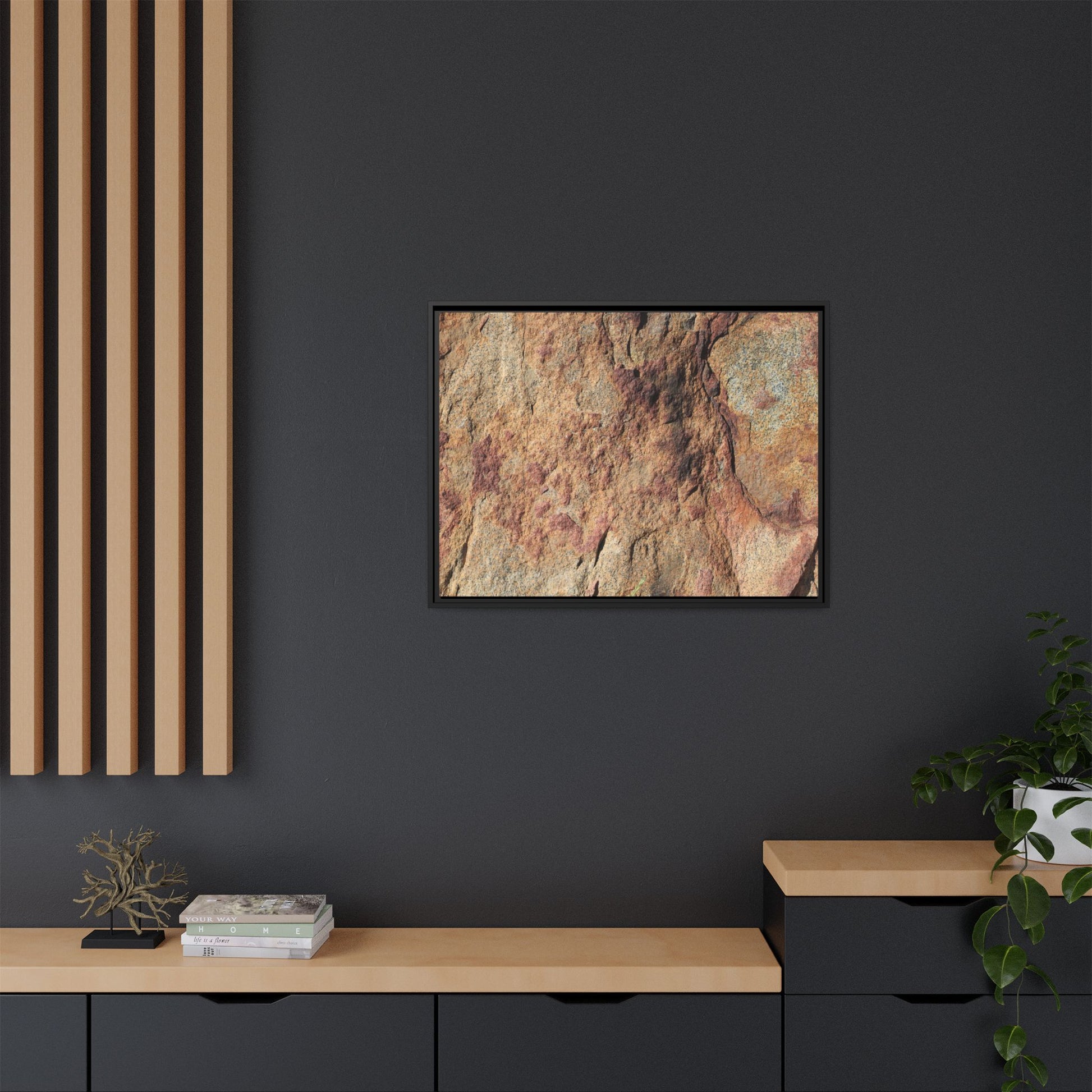 Russet Stone - Unique Stretched Canvas Wall Art - Art By Earth