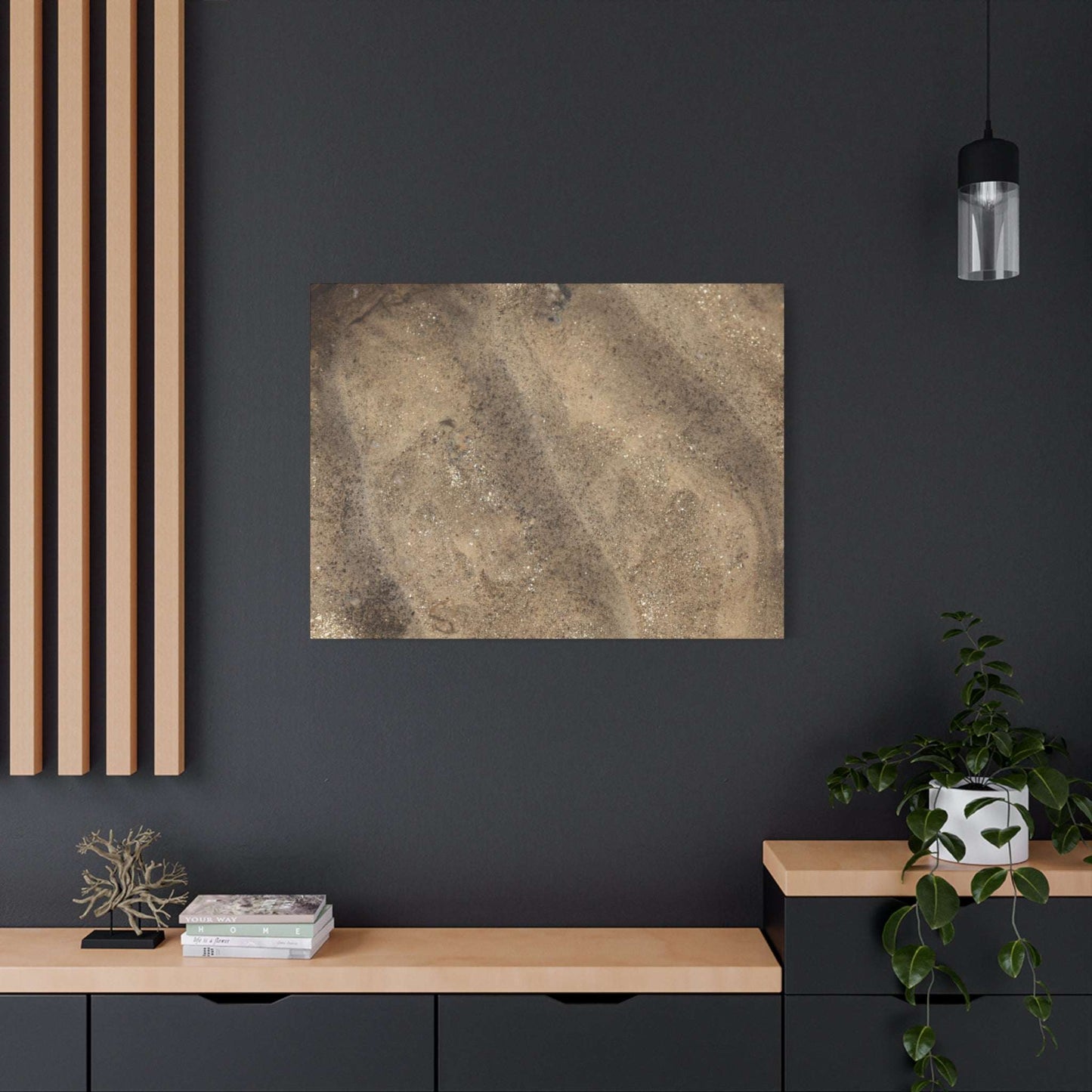 Shallow Waters - Unique Frameless Canvas Wall Art - Art By Earth