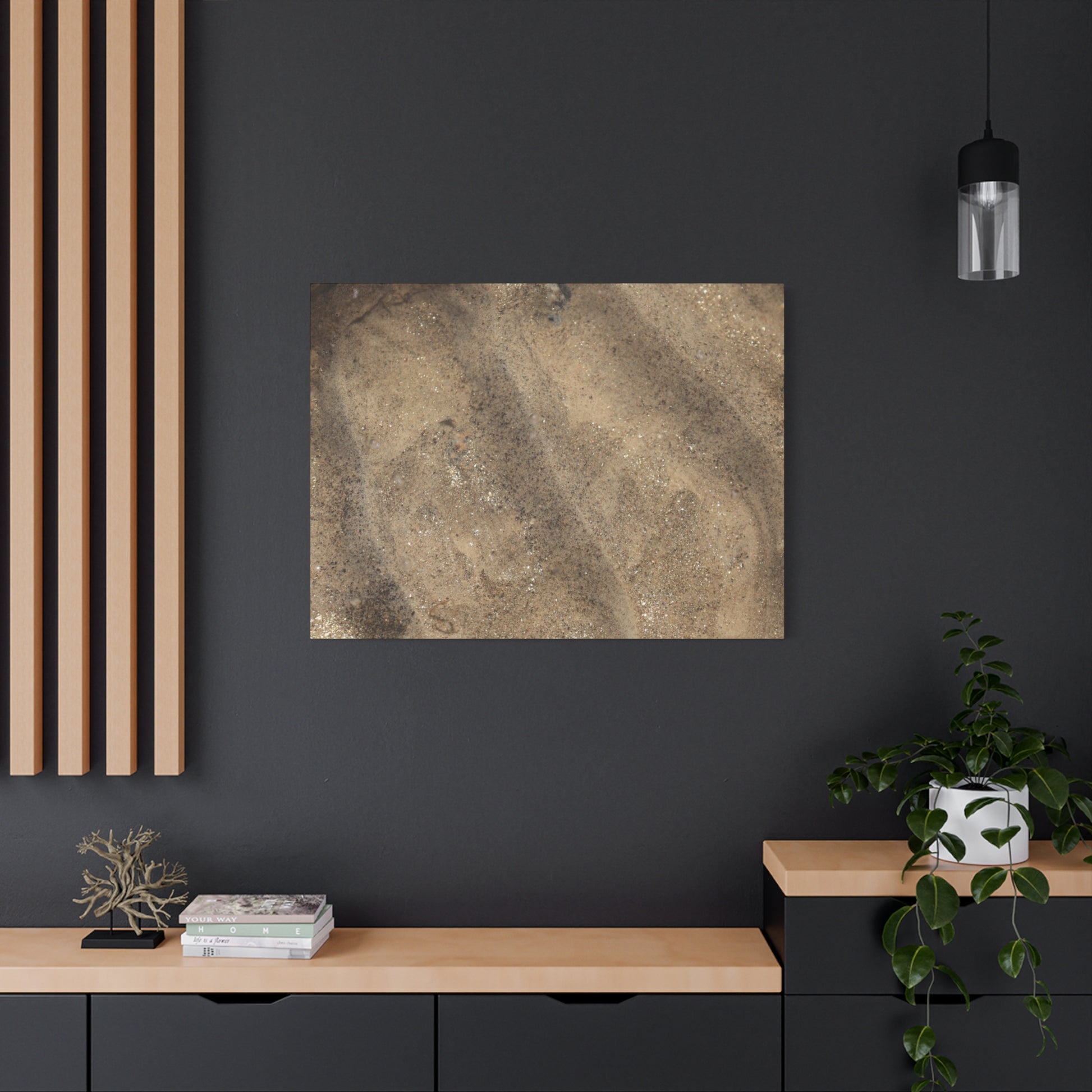 Shallow Waters - Unique Frameless Canvas Wall Art - Art By Earth