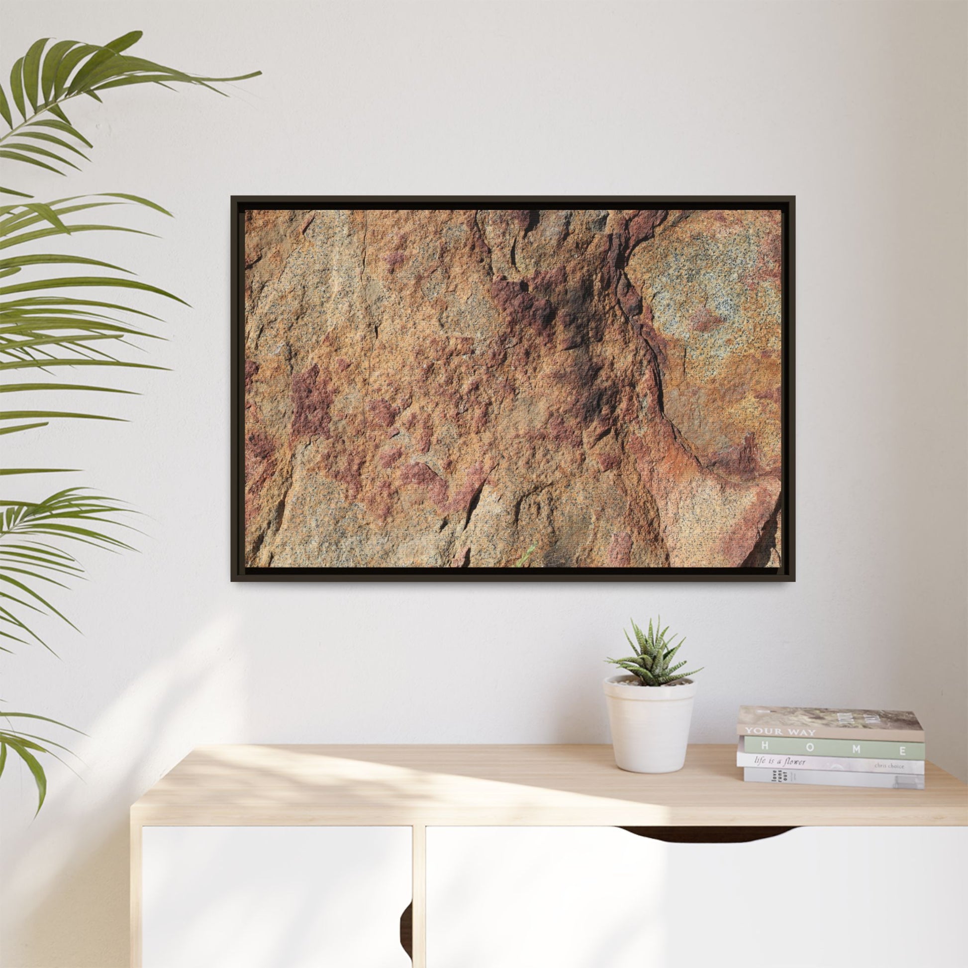 Russet Stone - Unique Stretched Canvas Wall Art - Art By Earth
