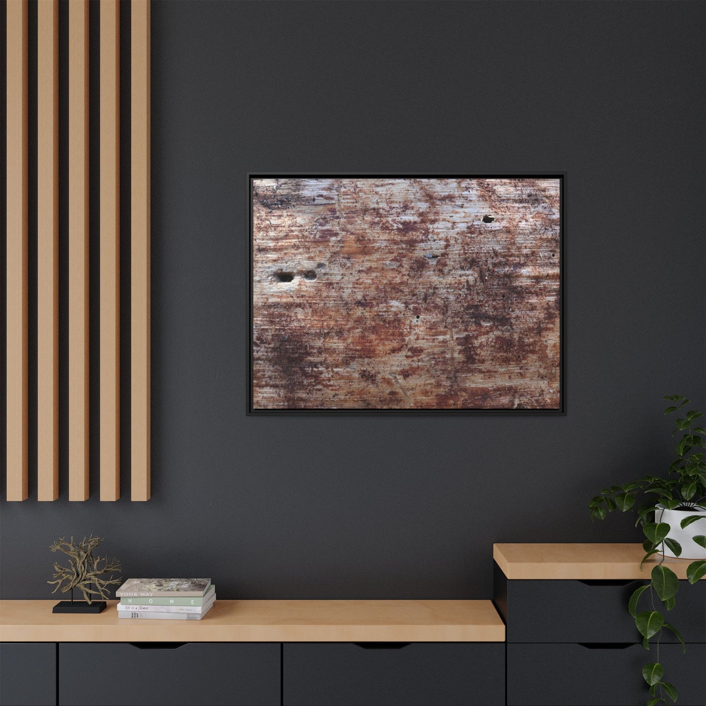 Rustic Textures - Unique Stretched Canvas Wall Art - Art By Earth