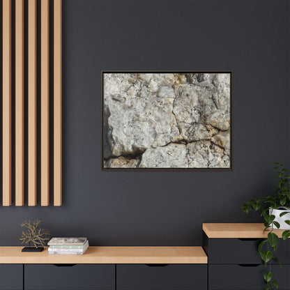 Weathered Limestone Formation - Unique Stretched Canvas Wall Art - Art By Earth