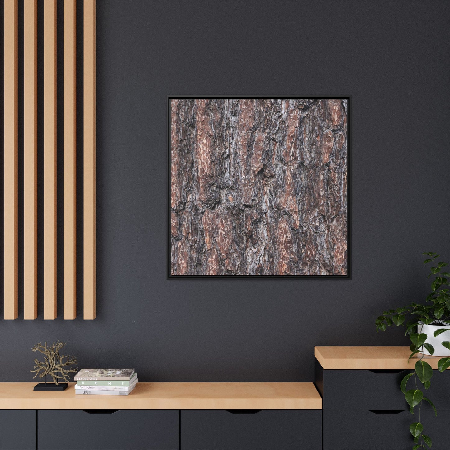 Echoes of Wood - Unique Stretched Canvas Wall Art