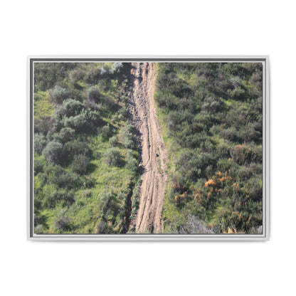 Desert Path Through Sage - Unique Stretched Canvas Wall Art - Art By Earth