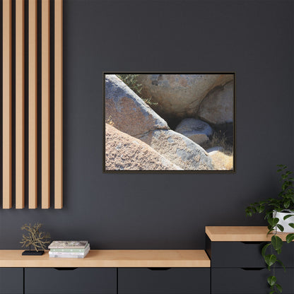 Boulder Shelter - Unique Stretched Canvas Wall Art