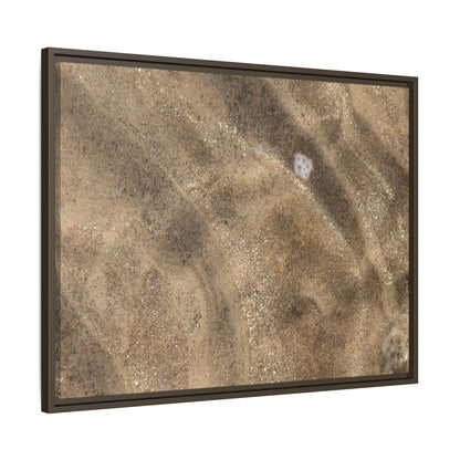 Underwater Sand Exploration - Unique Stretched Canvas Wall Art - Art By Earth