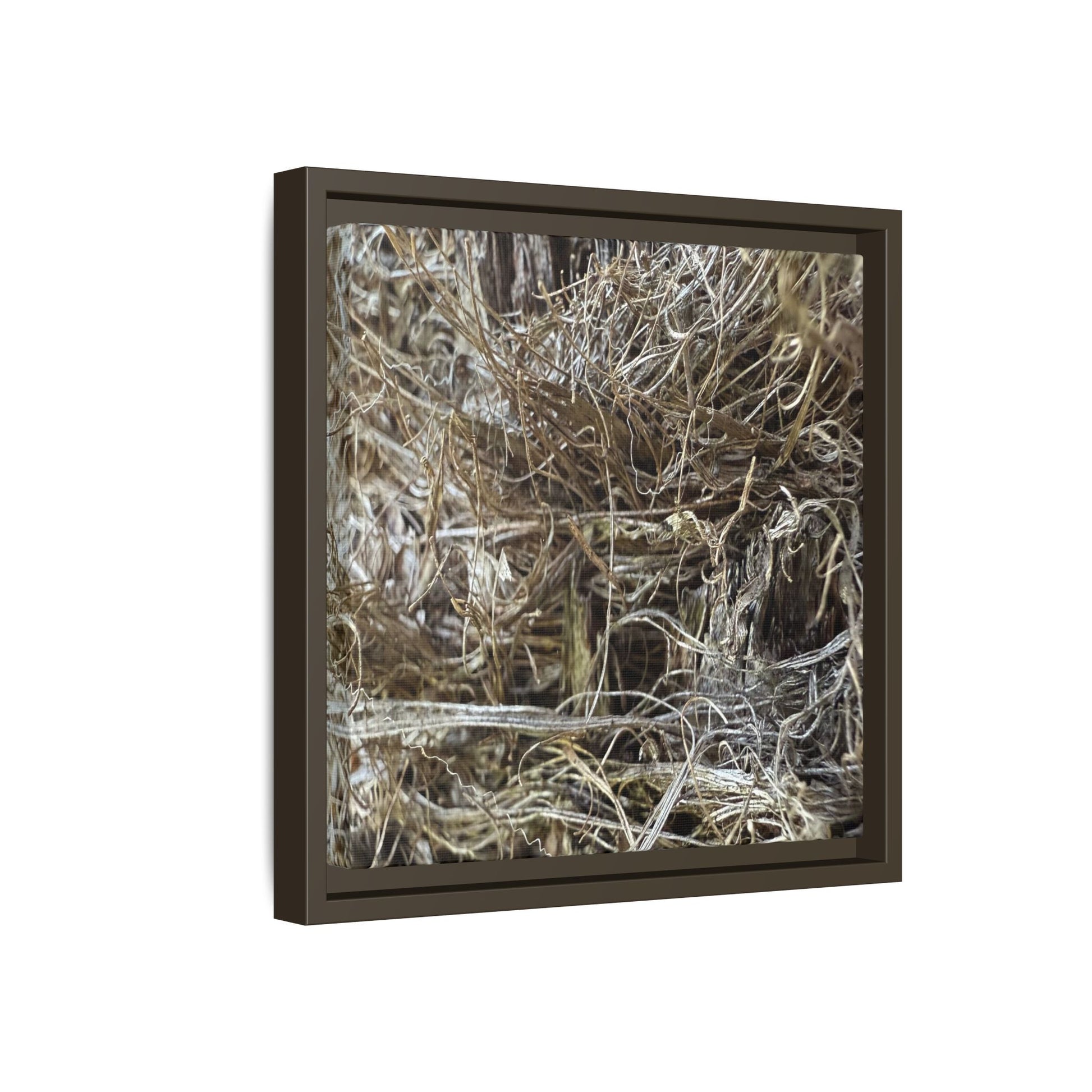 Tangled Whispers of Autumn - Unique Stretched Canvas Wall Art - Art By Earth