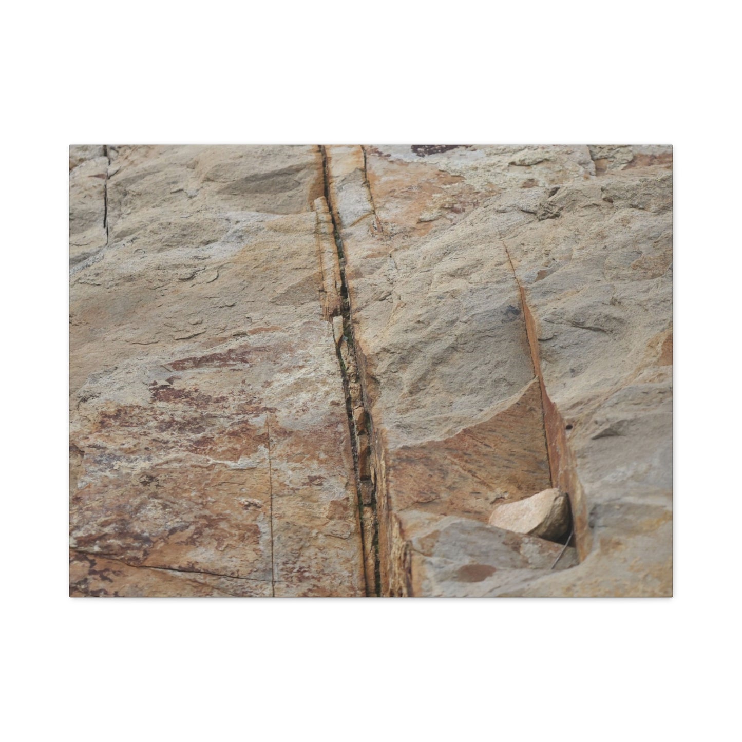 Cracked Canvas of Time - Unique Frameless Canvas Wall Art - Art By Earth