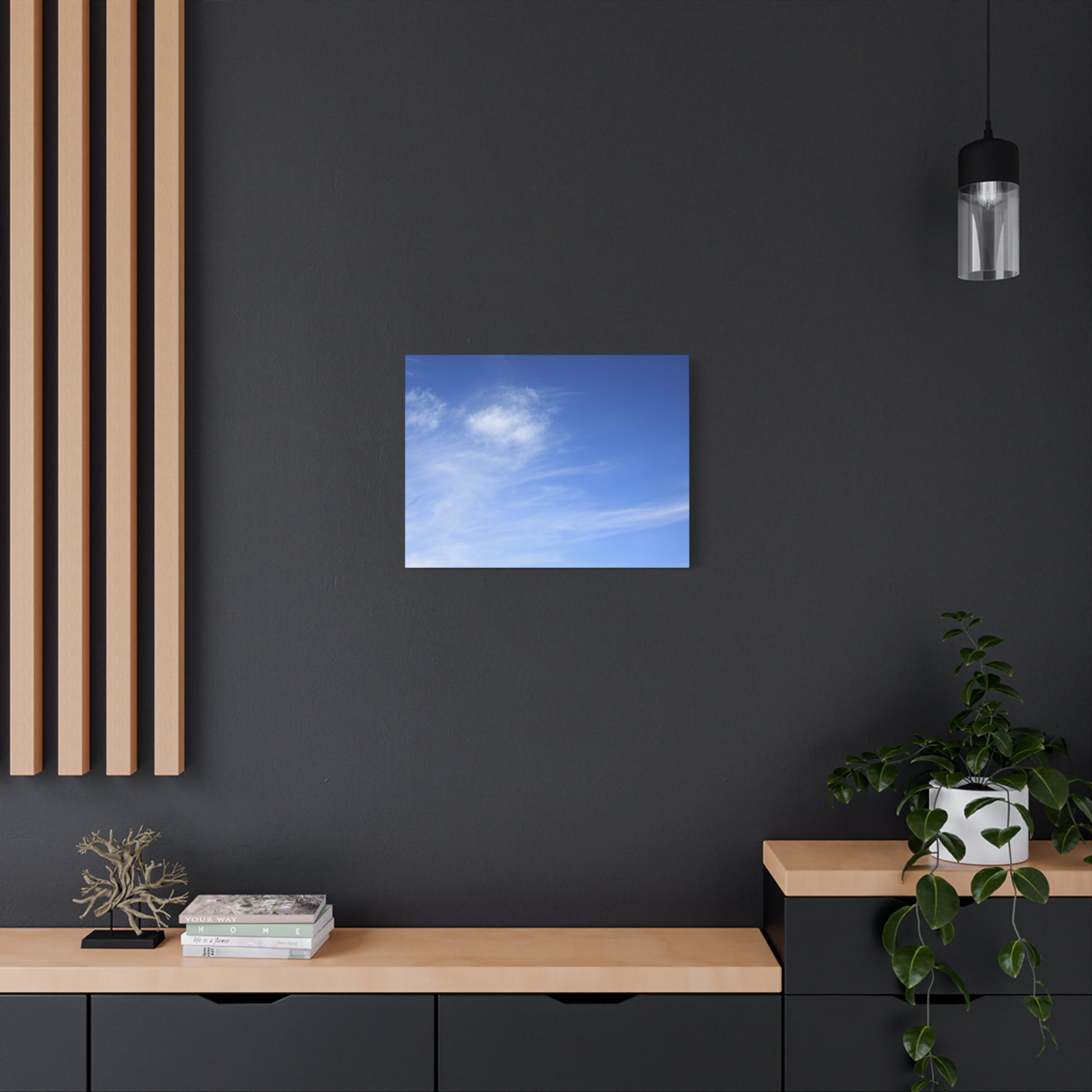 Blue Breath - Unique Frameless Canvas Wall Art - Art By Earth