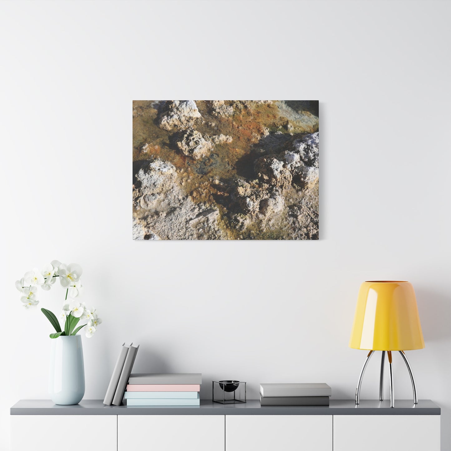 Mineral Landscape - Unique Frameless Canvas Wall Art