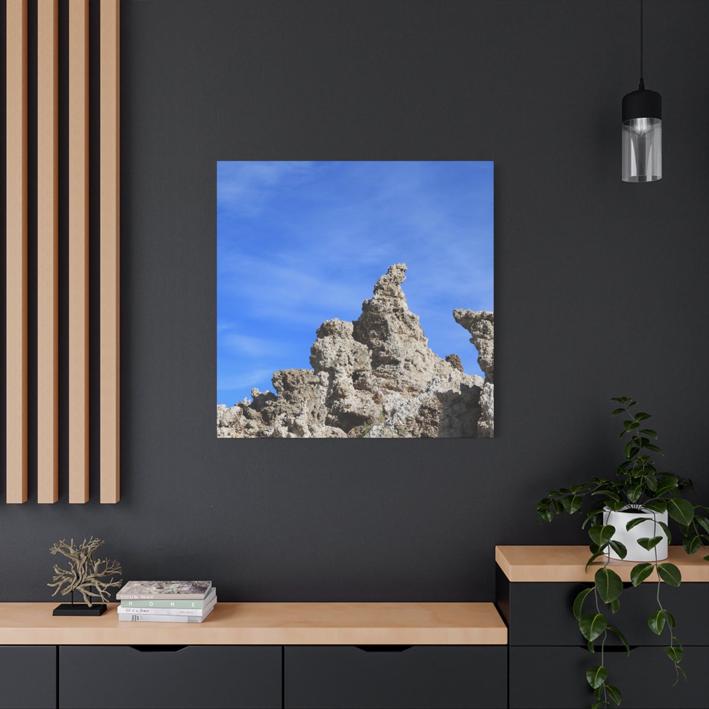 Celestial Spires - Unique Frameless Canvas Wall Art