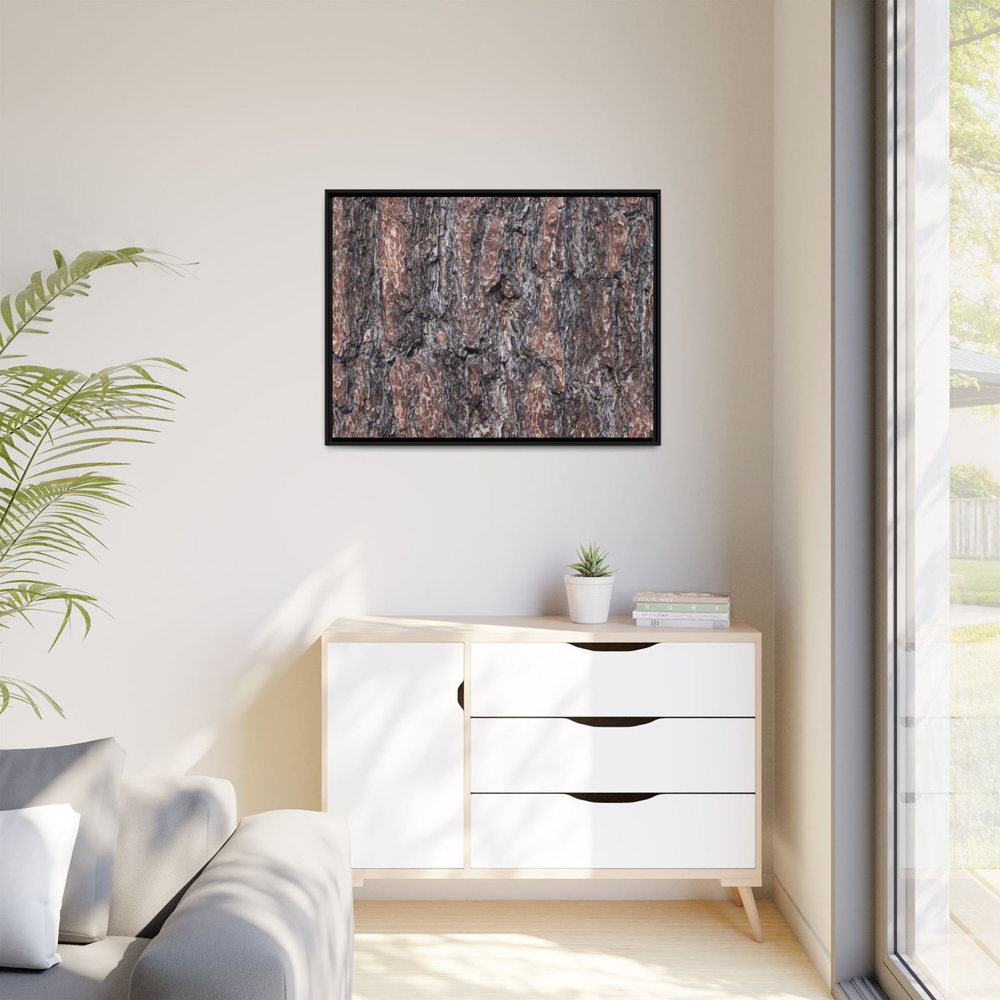 Echoes of Wood - Unique Stretched Canvas Wall Art
