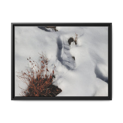 Frostbound Whispers - Unique Stretched Canvas Wall Art
