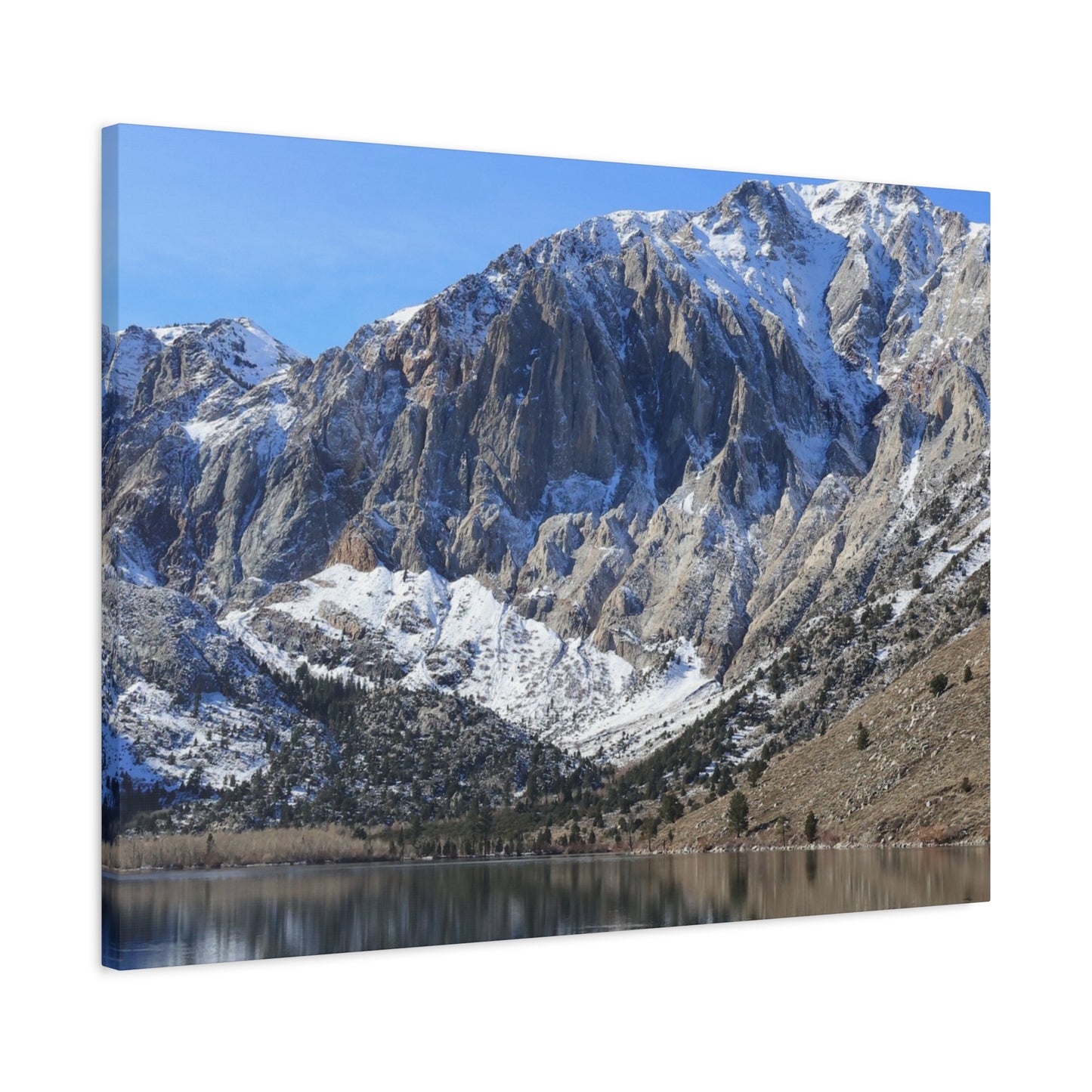 Reflections of Solitude - Unique Frameless Canvas Wall Art