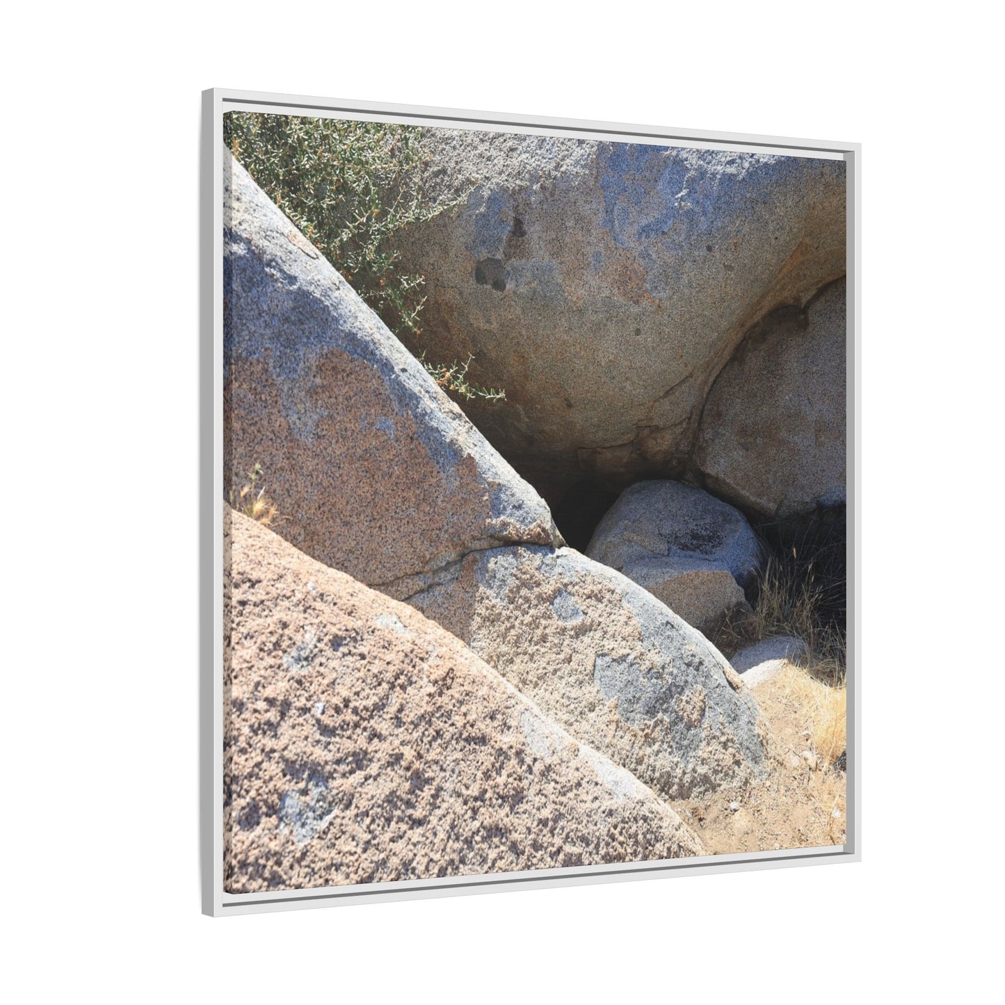 Boulder Shelter - Unique Stretched Canvas Wall Art