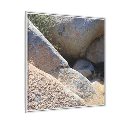 Boulder Shelter - Unique Stretched Canvas Wall Art