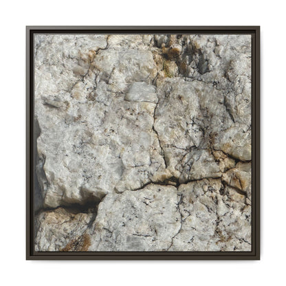 Weathered Limestone Formation - Unique Stretched Canvas Wall Art - Art By Earth