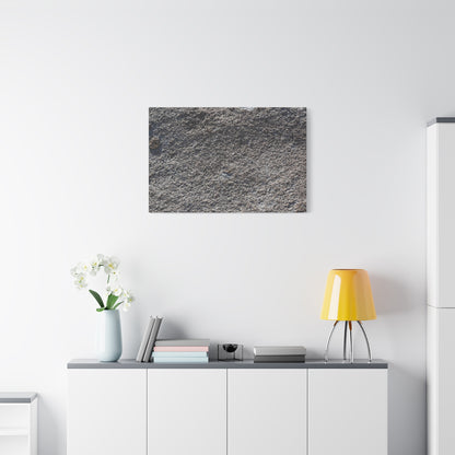 Textured Ground Surface - Unique Frameless Canvas Wall Art