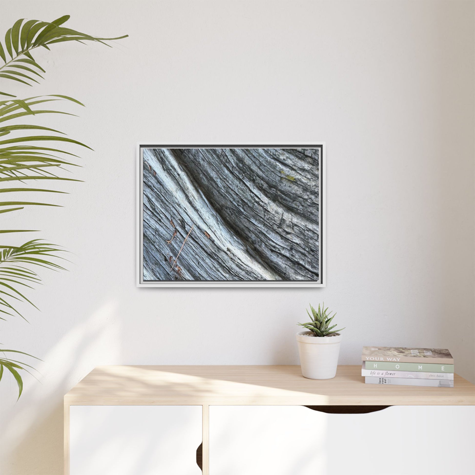 Time's Carved Path - Unique Stretched Canvas Wall Art - Art By Earth