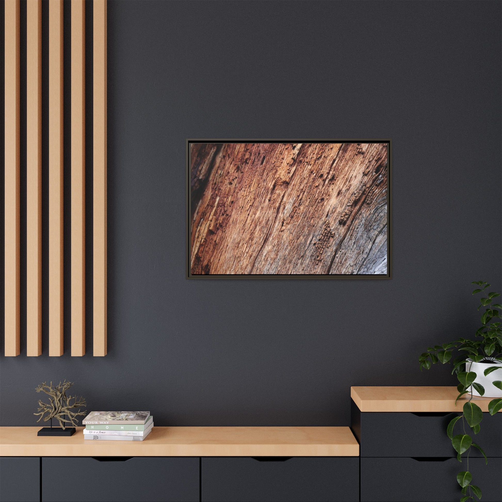 Time's Mark - Unique Stretched Canvas Wall Art - Art By Earth