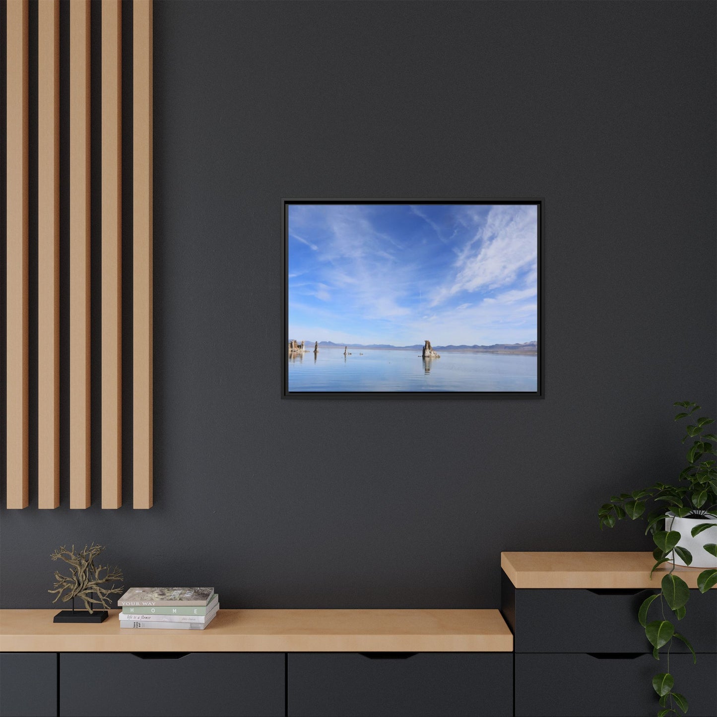 Whispers of Stillness - Unique Stretched Canvas Wall Art